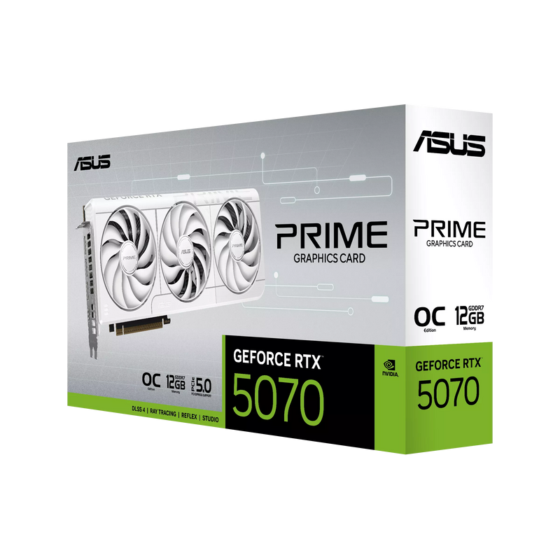 ASUS PRIME GeForce RTX™ 5070 12GB GDDR7 - White