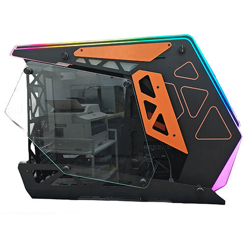 XANDER Spectrum ARGB Strip E-ATX Tempered Glass Case - Black