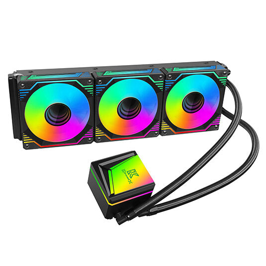 XANDER WATERWHEEL 360 ARGB LCD CPU Liquid Cooler - Black