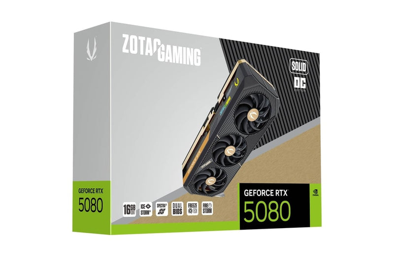 ZOTAC GAMING GeForce RTX 5080 OC SOLID 16GB